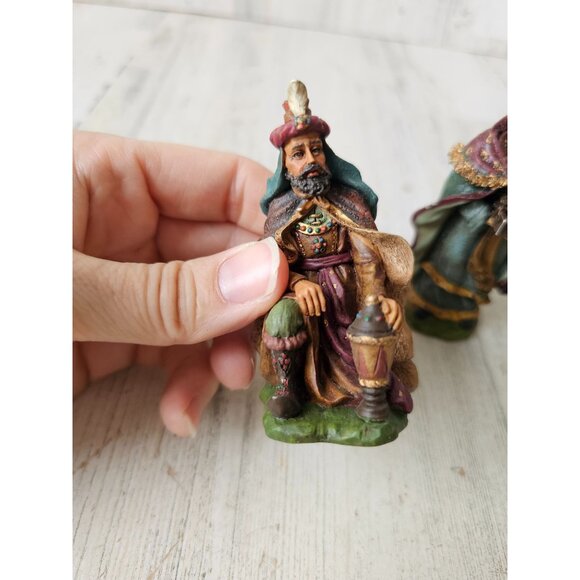 Dept 56 Nativity Wiseman set AS IS gifts Xmas decor religious - Picture 3 of 13